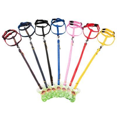 China Durable Adjustable Leash Sling Anti-Breakpoint Japanese Style Pull Pet Harness for sale