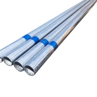 China Tubo redondo de acero galvanizado con servicio de corte de 2 mm-10 mm de espesor en venta