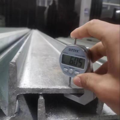 China Non-Alloy Hot-dip Galvanized I-beam Steel for Invoicing by Actual Weight for sale