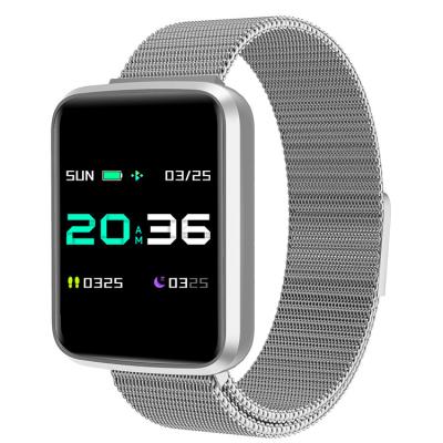 China Staal 202 Gezondheid Controle Smartwatch 260 van het het glaslichaam van de MM.zink legering de temperatuurmanchet Te koop