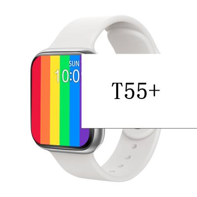 China Dos dados impermeáveis eletrônicos do IOS de ANDROID dos esportes do bracelete de HL55+Smartwatch câmera remota T55+ à venda