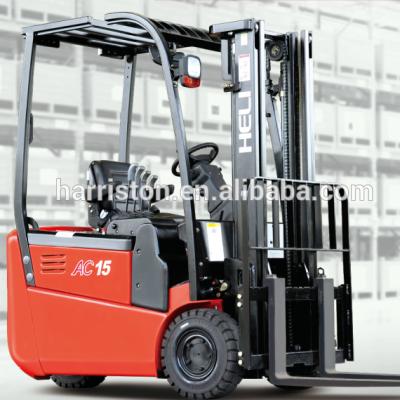 China G1.25-1.5TG Series AC Tricycle Electric Forklift 1250/1500 for sale