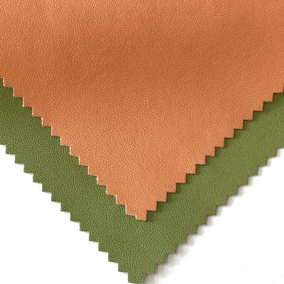 China Elastic Manufacturer Environmental Recycled PU Synthetic Leather For Garment for sale