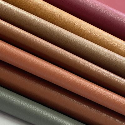 China Waterproof Pebbled Leather Eco-friendly Pattern Eco-friendly Artificial Leather Waterproof Elastic Fabric for sale