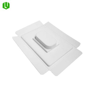 China Natural Adhesive Glue Sugarcane Fiber Customized Paper Pulp Biodegradable Process Box Eco Friendly Packaging for sale