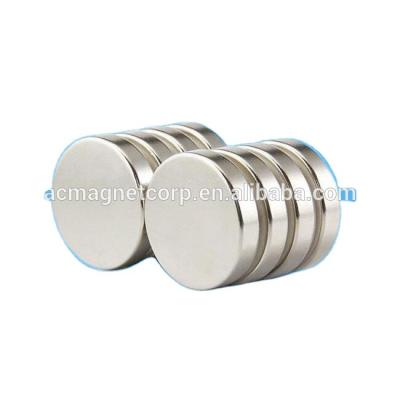 China Industrial Magnet Customized Cylinder High Strength Permanent Neodymium Magnet With Ni Coating For Many Electronic Application for sale