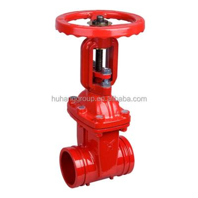 China General Iron Grooved Rising Stem Gate Valve From Factory for sale