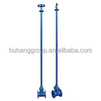 China General Malleable Iron Extension Stem Water Underground Gate Valve for sale