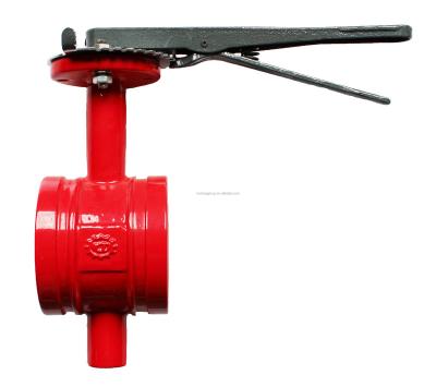 China 6 inch butterfly valve manual butterfly general iron for sale