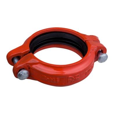 China ductile iron grooved pipe fittings maintain connector equal for sale