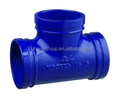 China GROOVED TEE PIPE FITTING Equal for sale