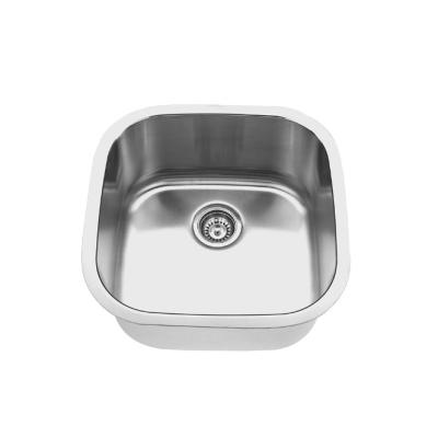 China Without Faucet Reasonable Prices New SUS304 Stainless Steel Customizable Kitchen Sink for sale