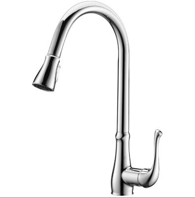 China Kitchen Sprinkler Spring 360 Degree Stainless Steel Faucet Contemporary GOODS Hot and Cold Rotating Water Slide Faucet for sale