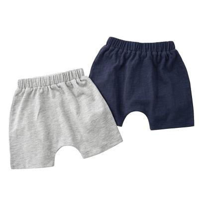 China Breathable Summer Infant PP Cotton Pants Bamboo Cotton Harem Pants Baby Shorts for sale