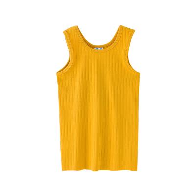 China Manufacturers of new 2020 summer children's wear girl's vest basic anti-shrink soft vest wholesale for sale