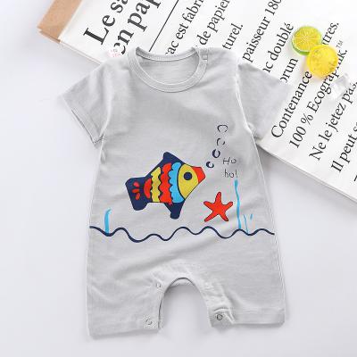 China Organic Spandex / Polyester Fashion Ruffle Knits Summer For Baby Knitted Romper for sale