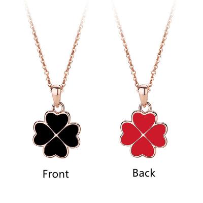 China FASHIONABLE Necklace Accessory Jewelry Gold Plated Sterling Silver Four Leaf Clover Blessed Jewelry Necklace for sale