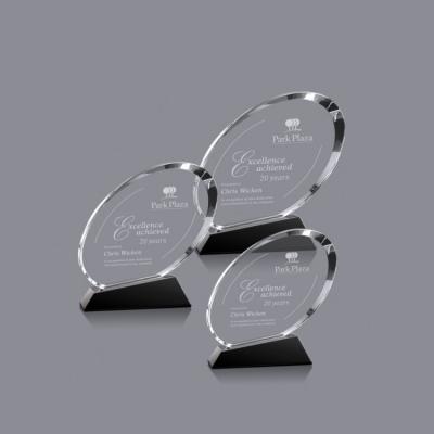 China Europe Wholesale Low Price High Quality Customized Crystal Oval Corporate Award For Gift for sale