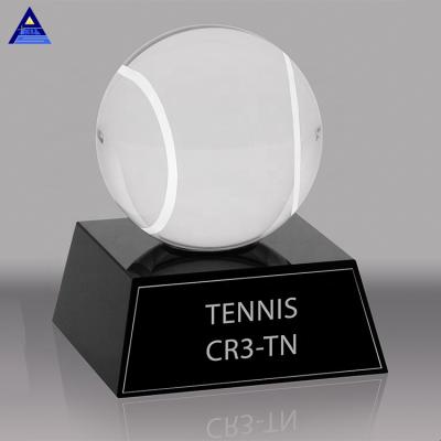 China Volleyball Gift K9 Crystal Sports Trophy For Europe Basketball Soccer Baseball Tennis Ball Souvenir for sale