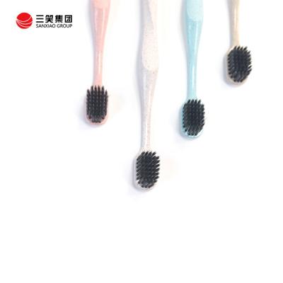 China Personalized Adult Rubber Plastic Home Toothbrush Set for sale