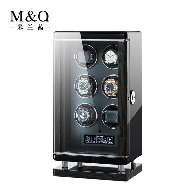 China Factory Caja de reloj High Security and Luxury Fashion Watch Winder Automatic Mechanical Watch Winder and Storage Box for sale