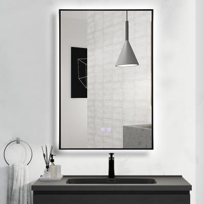 China 110v 220v Table Chrome Bright Hot Selling Brass Mirror Led Mirror Touch Light Led Dressing Room for sale