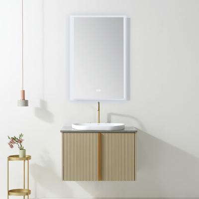 China Factory Price Bathroom Vanity Corner Cabinet Modern Floating Vanity Box Simple Makeup for sale