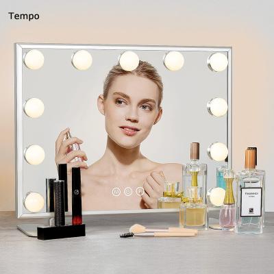 China High Level Rhythm Lighted Hollywood Mirror Light Beauty Vanity Hollywood Makeup Mirror for sale