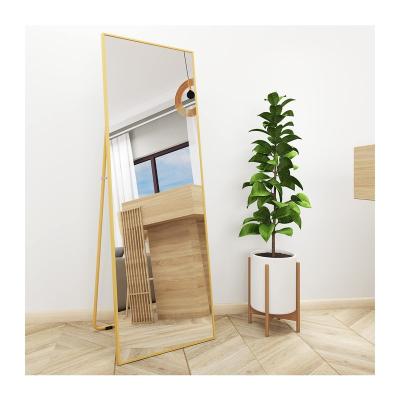 China OEM/ODM Modern High Level Mirror Frame Irregular Shape Integral Dressing Mirror for sale