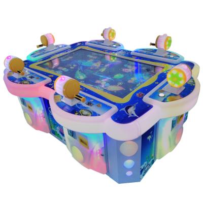 China With Led Light Win Money Game 6 Fish Hunter Arcade Games Player Fishing Game Machine Machine for sale