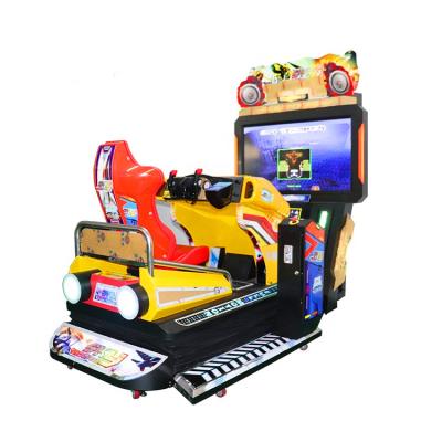 China Indoor Playground Threeplus 55 Inch Dynamic Seat Simulator Arcade 3d Video Car Racing Game Machine Coin Operated for sale