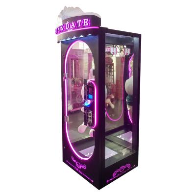 China Pink High Profit Threeplus Date Arcade Claw Machine Prize Cutting Gift Game Machine For Sale for sale