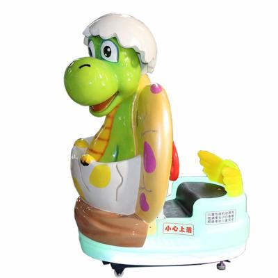 China 360 degree rotate+sewing Threeplus cheap amusement kiddie dinosaur coin operated ride for Malaysia for sale