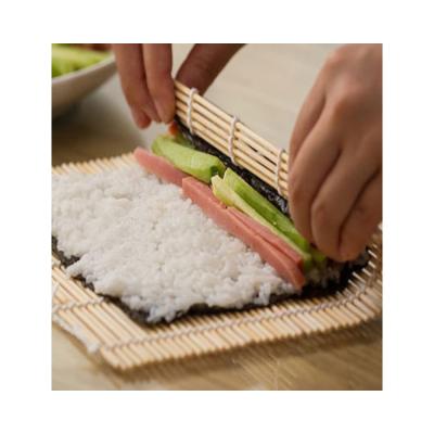 China Sustainable Korean Natural Bamboo Sushi Classic Rolling Mat Professional Natural Bamboo Sushi Rolling Mat for sale