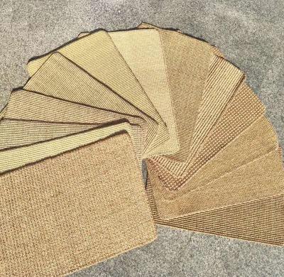 China Non-slip high quality anti-slip latex backing natural sisal floor door mat for sale