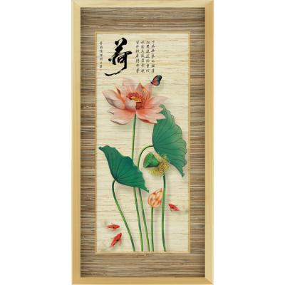 China Japanese style classic grasscloth hand made paintings for home decoration for sale