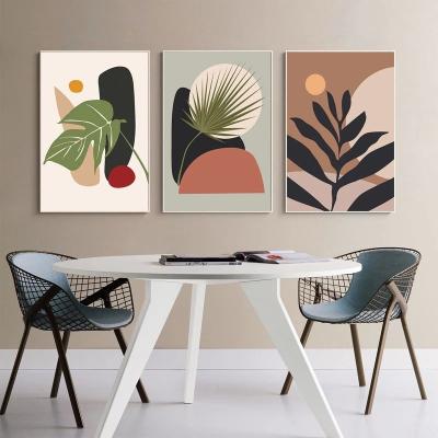 China Abstract Original Artwork Manufacturer Paintings Tropical Plants Flowers Canvas Modern Paintings and Wall Arts for sale