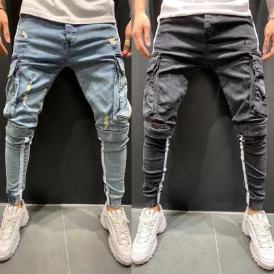 China Wholesale Sustainable Stretch Jeans Mens Skinny Jeans High Waist Jeans With Side Pocket Pants for sale