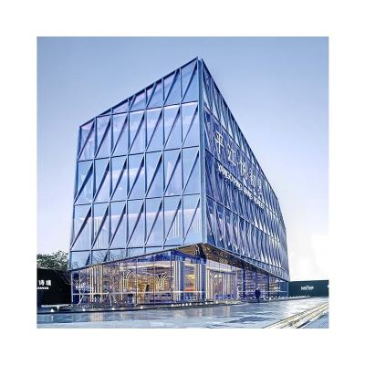 China Curtain Wall Competitive Price Tempered Glass For Curtain Wall Double Glazing Glass Facade Building Glass Curtain Wall Large for sale