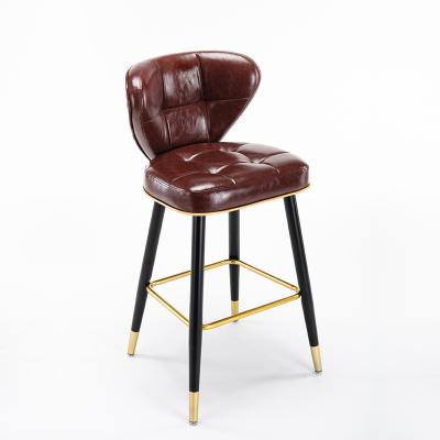 China Modern Luxury High Bar Chair Furniture Unique Bar Restaurant Bar Stools for sale