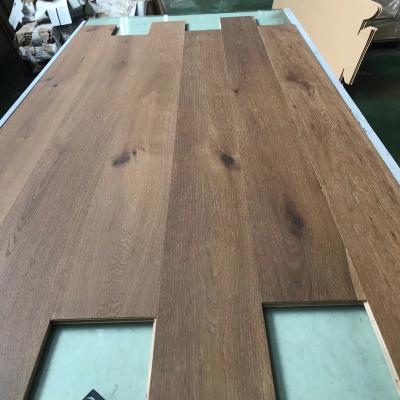 China Modern Customized Wide Plank Reclaimed White Oak Engineered Wood Flooring For Villa for sale