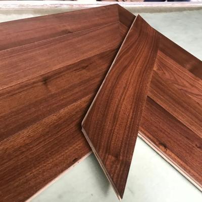 China Black Walnut Modern American Herringbone Chevron Multi-Layer Engineered Wood Flooring for sale