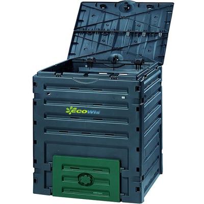 China 300L Heavy Duty Plastic Compost Bin Plastic Backyard Composting, 80-Gallon (300L) Garden Composting for sale