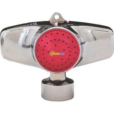 China Irrigation Plated Circle Fan Spot Watering Zinc Alloy Sprinkler for sale