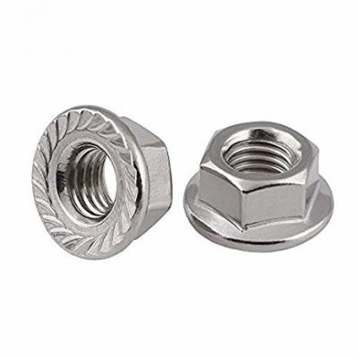 China Factory Price Flange Hex Lock Nut  Self-Insert Locking Nuts Hex Lock DIN 985 Nut for sale