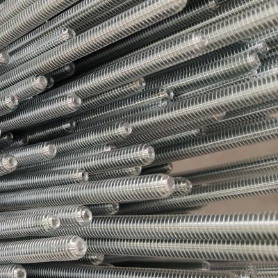 China Threaded Bar Grade 4.8 Galvanized Carbon Steel GI Stud Threaded Rod for sale