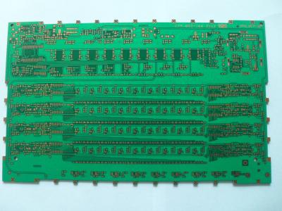 China Green Automotive FM Radio RF Circuit Board , 6 Layers Perforated High Frequency PCB Board for sale