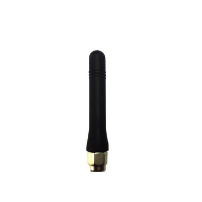 China 824-960MHz / 1710-2170MHz 2dbi Gsm External Rubber Antenna With Sma Male JCG411 for sale