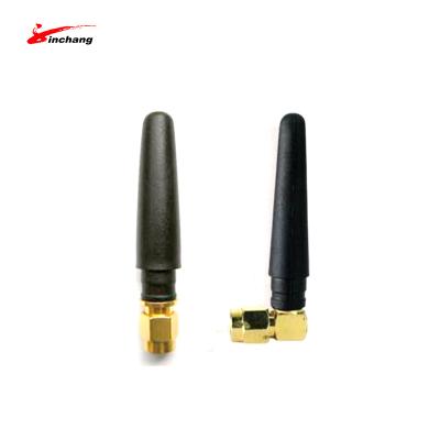 China JCW401 2400~2500 MHz 2 4ghz indoor wifi antenna, rubber duck antenna D9*55MM for sale