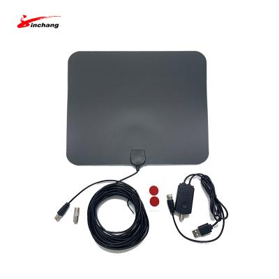 China 50-75 Miles Long Range 4K 1080P TV Antenna , Freeview Channels UHF 25Dbi VHF Amplified Hd Digital TV Indoor HDTV Antenna JCDVB-330H for sale